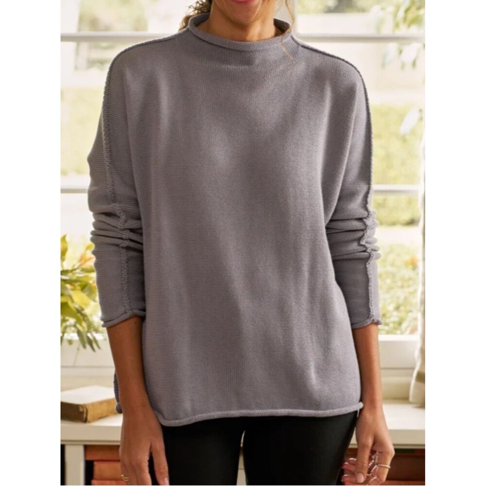 Frank & Eileen Monterey Rolled Funnel Neck Sweater